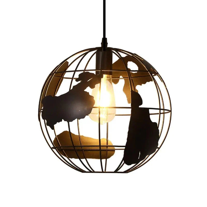 Kreative Erde Kronleuchter Pendelleuchte – Industrial Retro Design aus Metall | Brehn