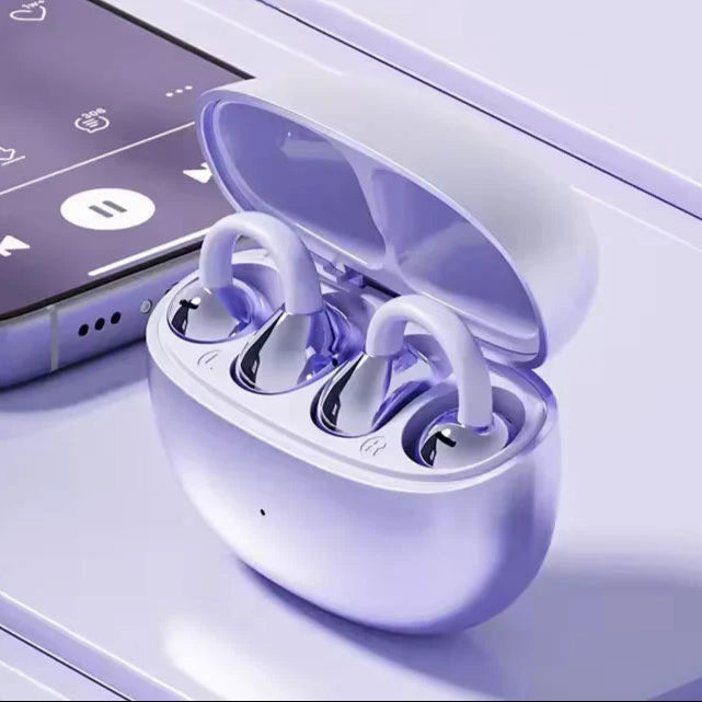 Brehn | LuxoSound Bluetooth-Kopfhörer mit Ohrclip | Kabelloser Komfort und hervorragende Klangqualität für unterwegs