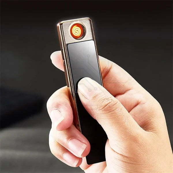 Winddichter USB-Feuerzeug mit Bogen - mit exklusiver Geschenkbox | Brehn