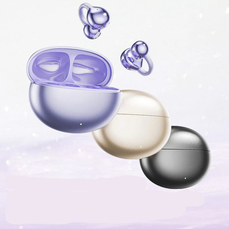 Brehn | LuxoSound Bluetooth-Kopfhörer mit Ohrclip | Kabelloser Komfort und hervorragende Klangqualität für unterwegs