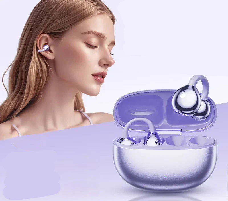 Brehn | LuxoSound Bluetooth-Kopfhörer mit Ohrclip | Kabelloser Komfort und hervorragende Klangqualität für unterwegs