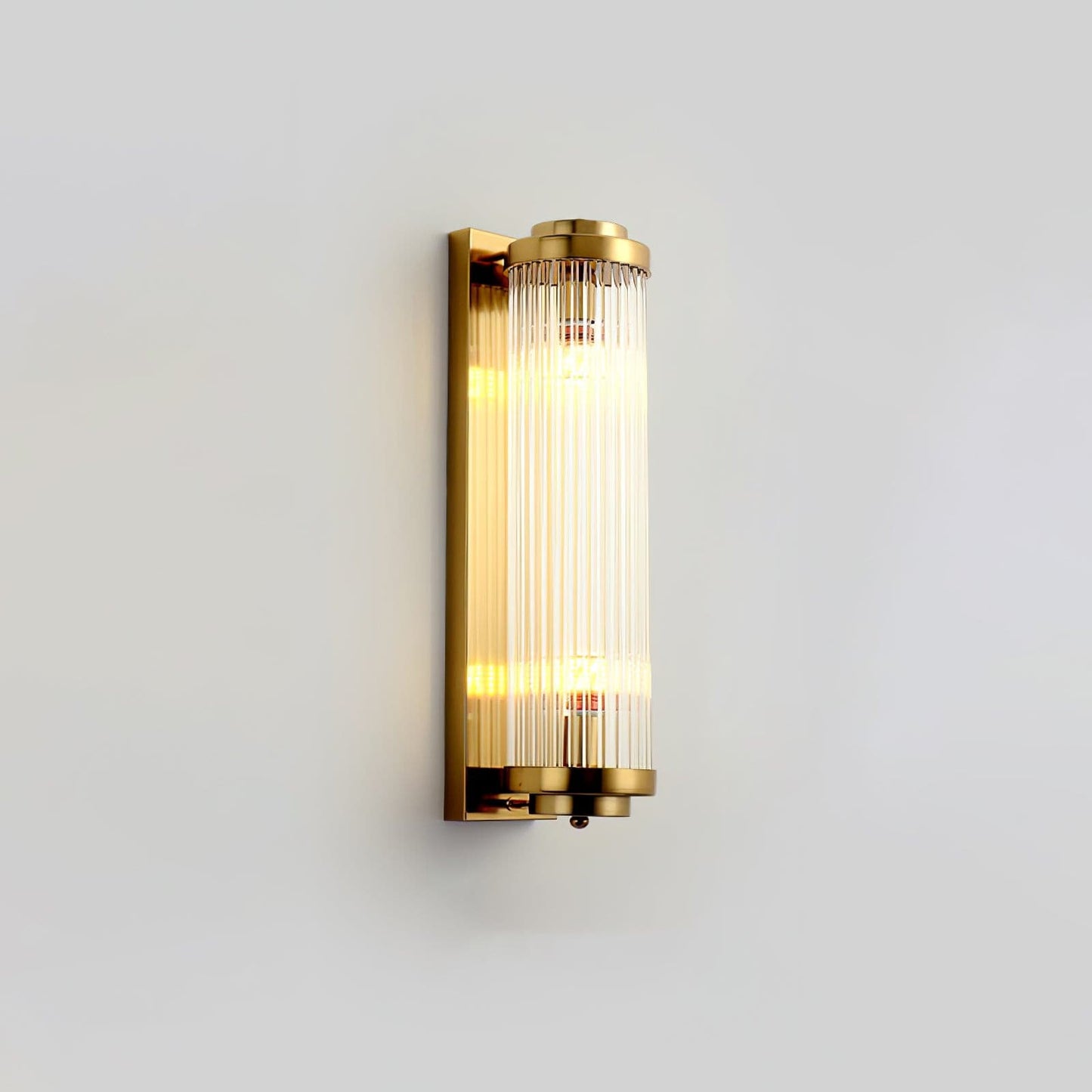 Brehn | Vintage Glas Wandlampe mit LED im Retro-Stil