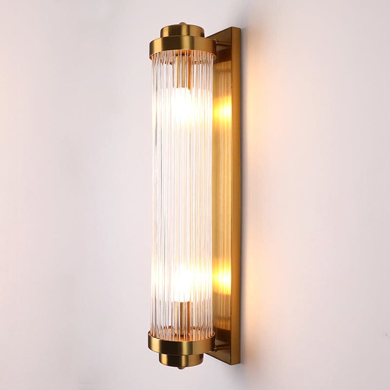 Brehn | Vintage Glas Wandlampe mit LED im Retro-Stil
