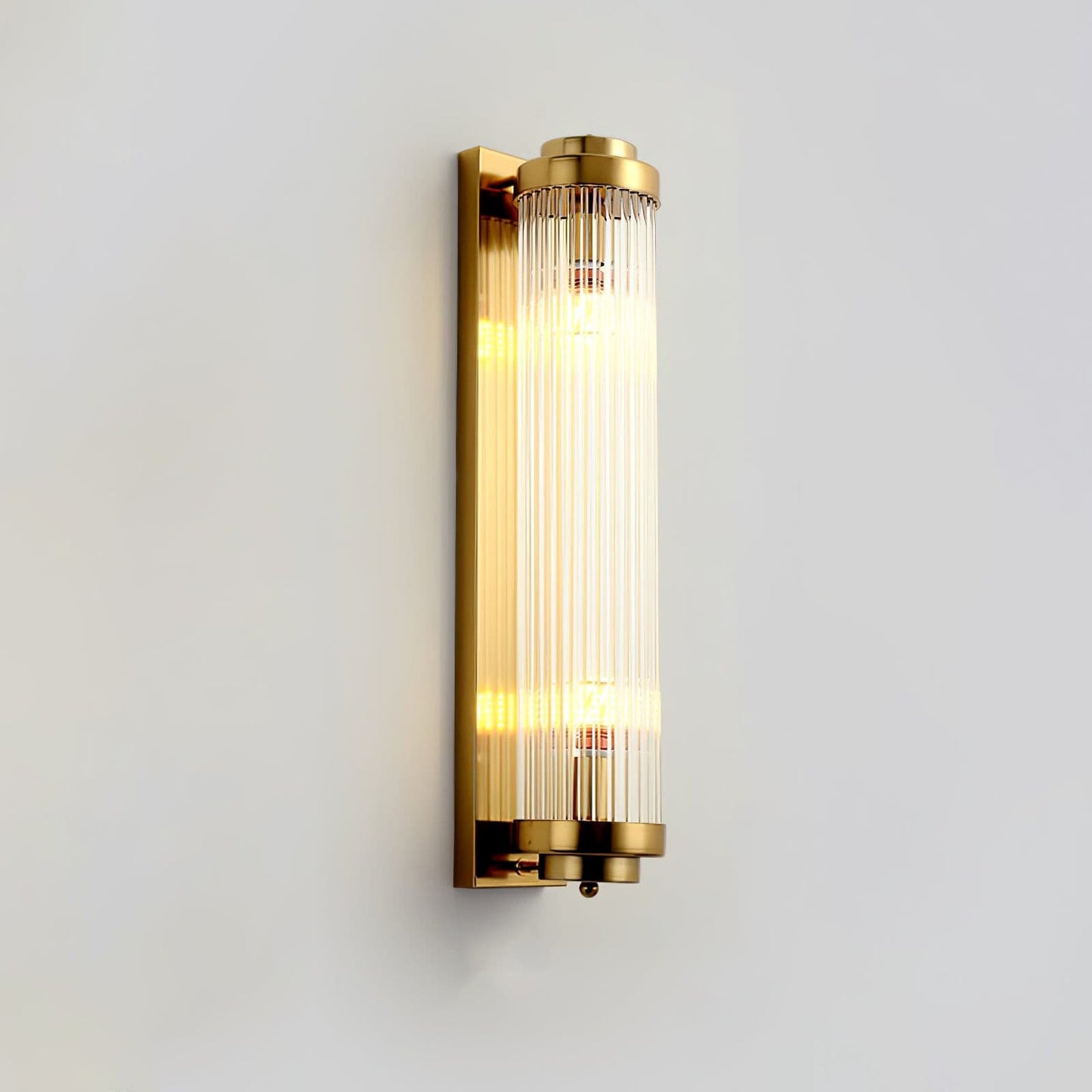 Brehn | Vintage Glas Wandlampe mit LED im Retro-Stil
