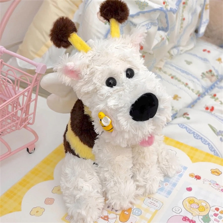 Brehn | Plüsch-Hummel-Hund-Stofftier-Spielzeug
