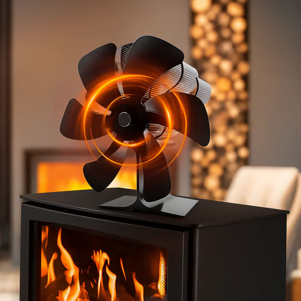 Holzofenventilator, stille Wärmeverteilung für effiziente Wärme | Brehn