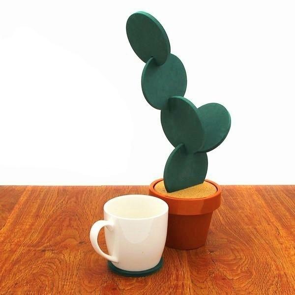 Potted Cactus Untersetzer | Brehn