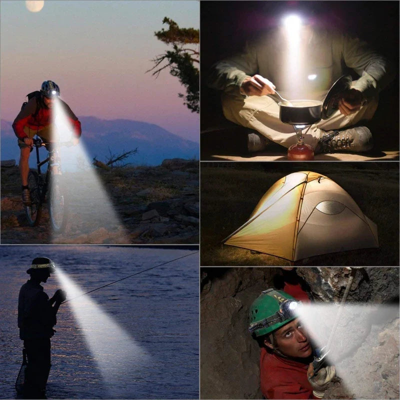 NightBeam Pro Stirnlampe – Leistungsstarke wiederaufladbare LED-Stirnlampe mit Zoom und wasserdichtem Design | Brehn