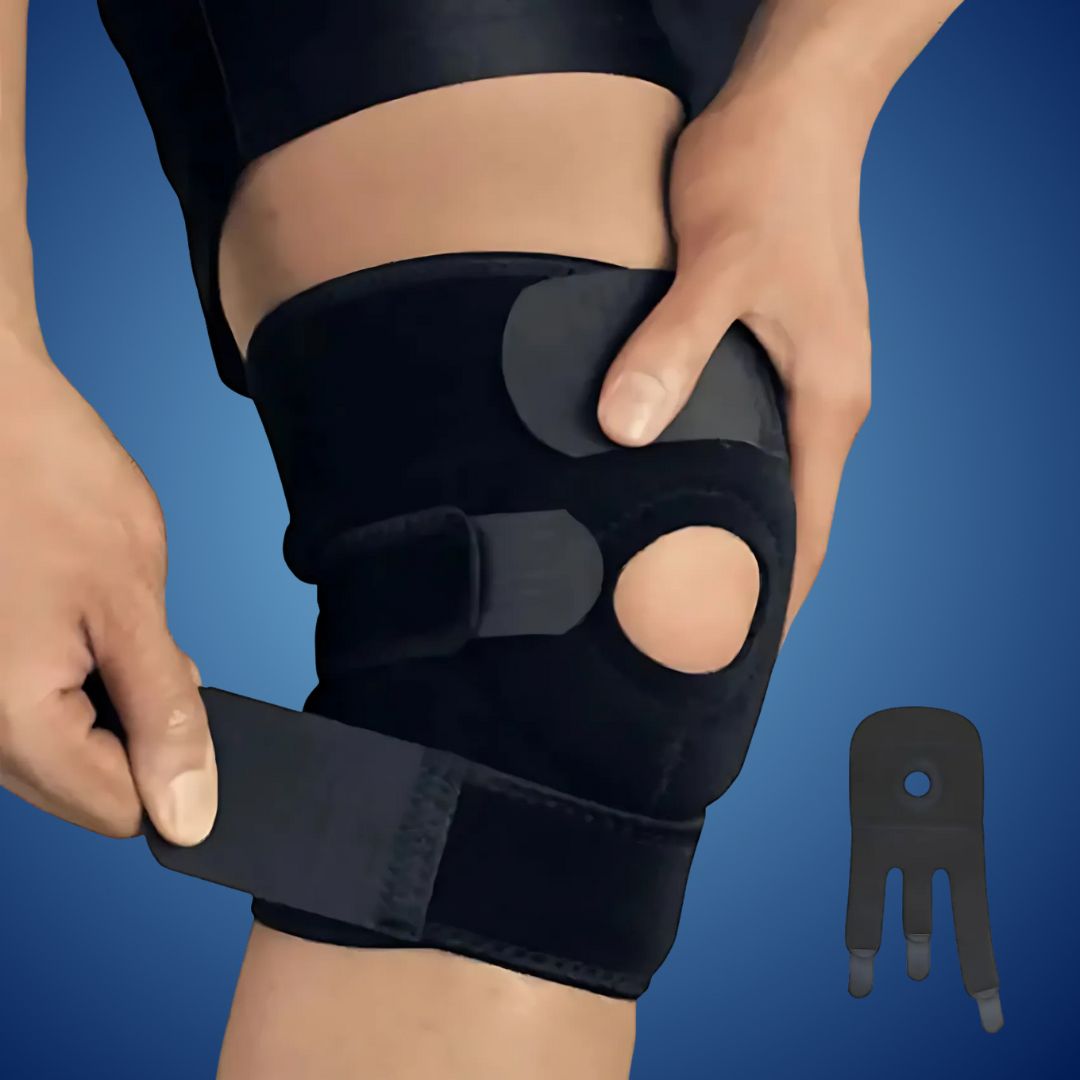 ProFlex Kniebandage mit verstellbarem Druck | zur Schmerzlinderung - Verletzungsrehabilitation - Arthritis und Sports Stabilität Brehn