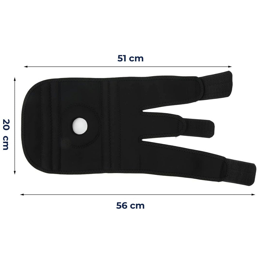 ProFlex Kniebandage mit verstellbarem Druck | zur Schmerzlinderung - Verletzungsrehabilitation - Arthritis und Sports Stabilität Brehn
