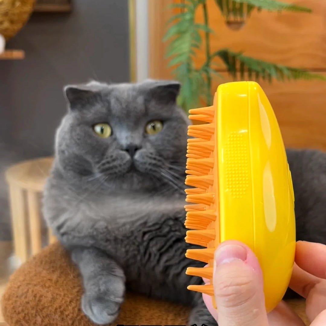 Katzenbürste mit Dampffunktion | Brehn