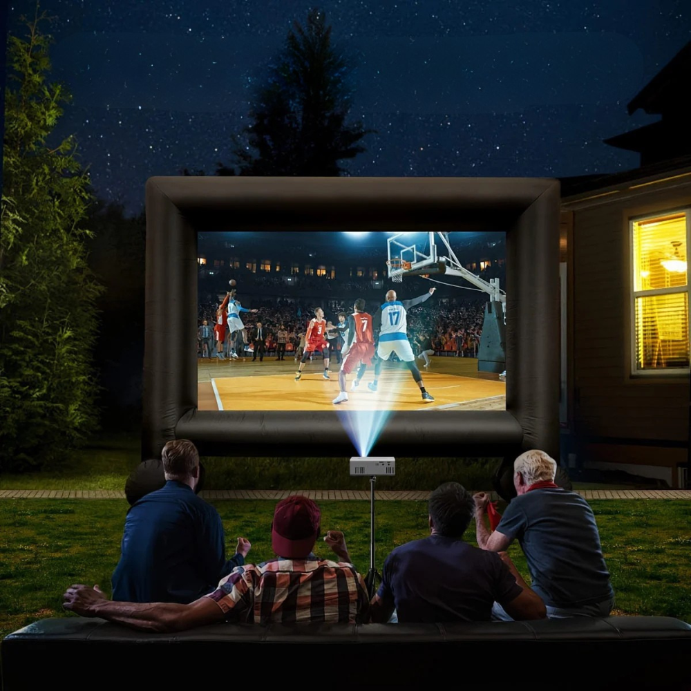Tragbarer Mini-HD-LED-Projektor für Heimkino und Außenbereich, 3000 Lumen