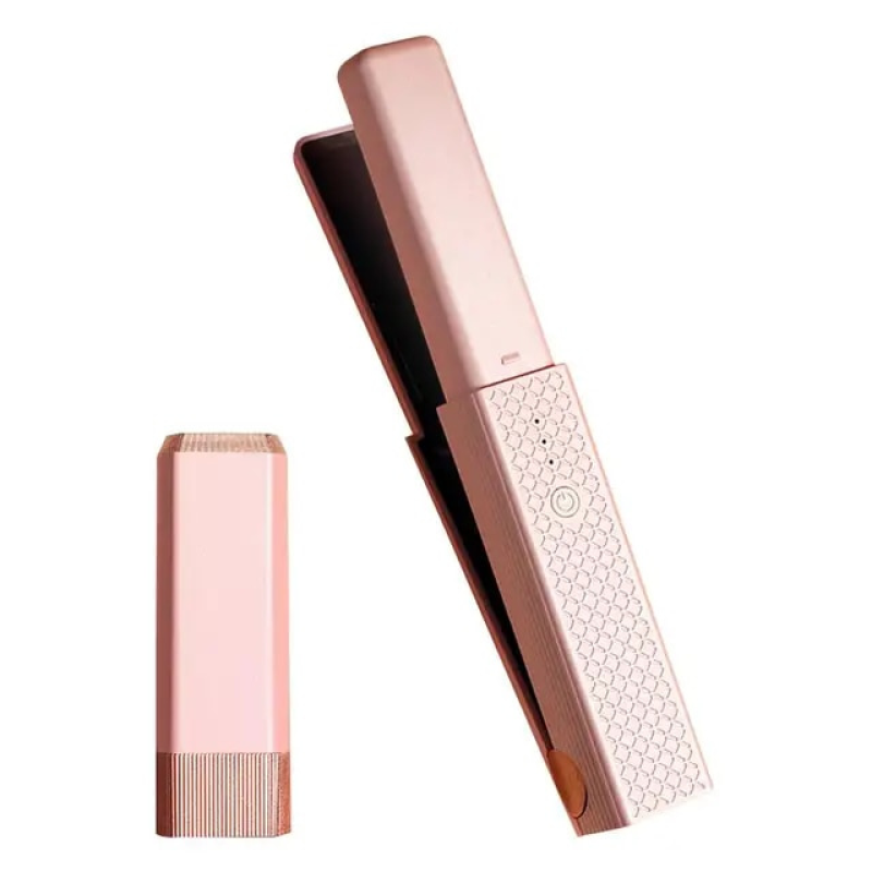 Brehn | Tragbarer Haarglätter mit schnellem USB-Laden – Drahtloser Mini-Glätter