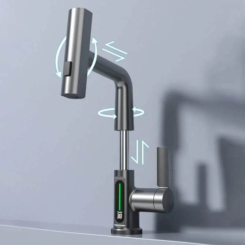 3-in-1 ausziehbarer intelligenter Wasserfall | Brehn