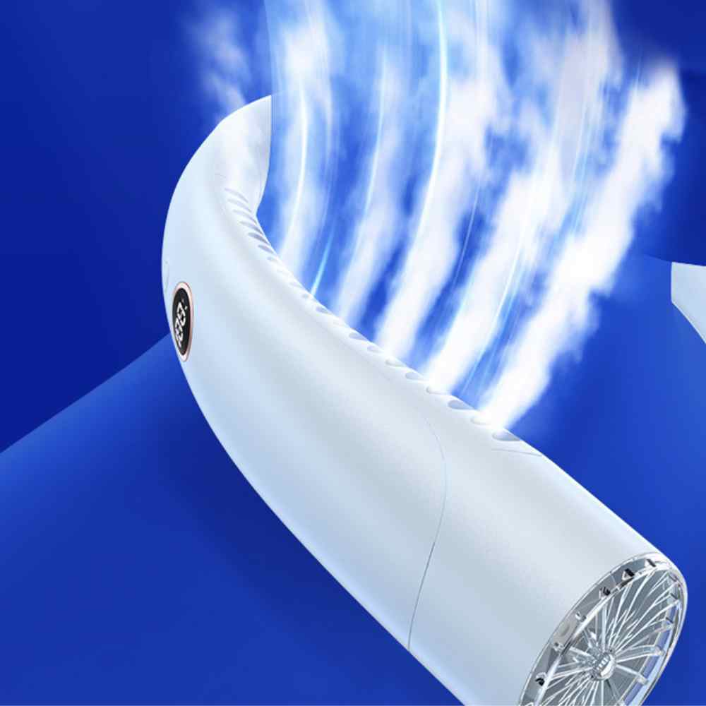 Bladeless Tragbarer Halsventilator mit 3 Geschwindigkeiten Silent Kühlung 4000 mAh Rechargeable | Brehn