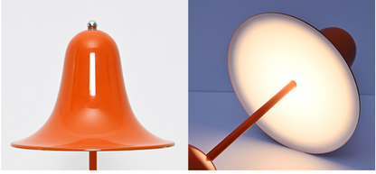 Brehn | Klassische Kappe Kabellose Tischlampe - Zeitloses Design und Langlebiger Akku