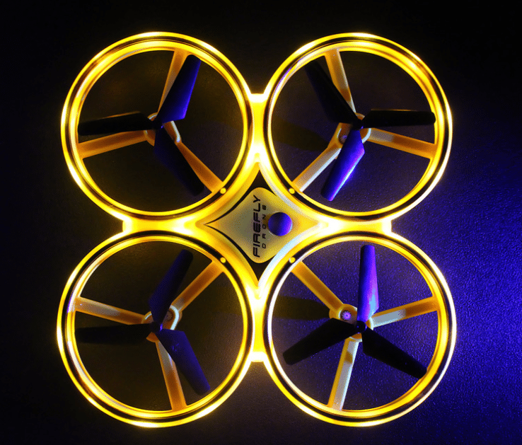 Drohne - handgesteuert -Quadrocopter (Gyro &amp; LED) | Brehn