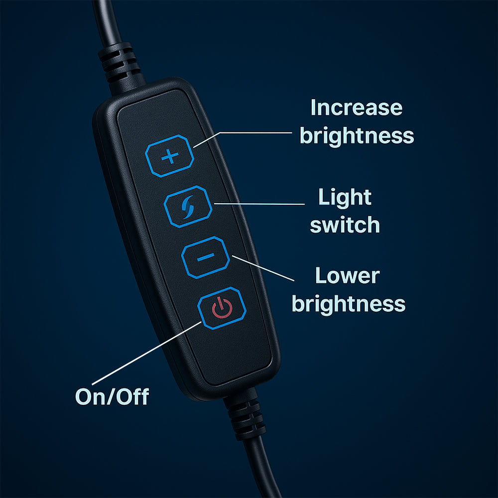 Ringlicht - 3 Lichtmodi - QX-260 | Brehn