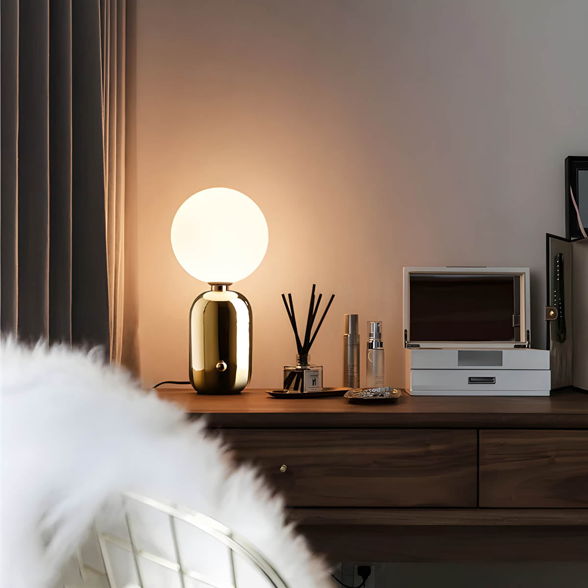 Brehn | RaisoGlow Light - Minimalistische Moderne Tischlampe für Ambiente-Beleuchtung