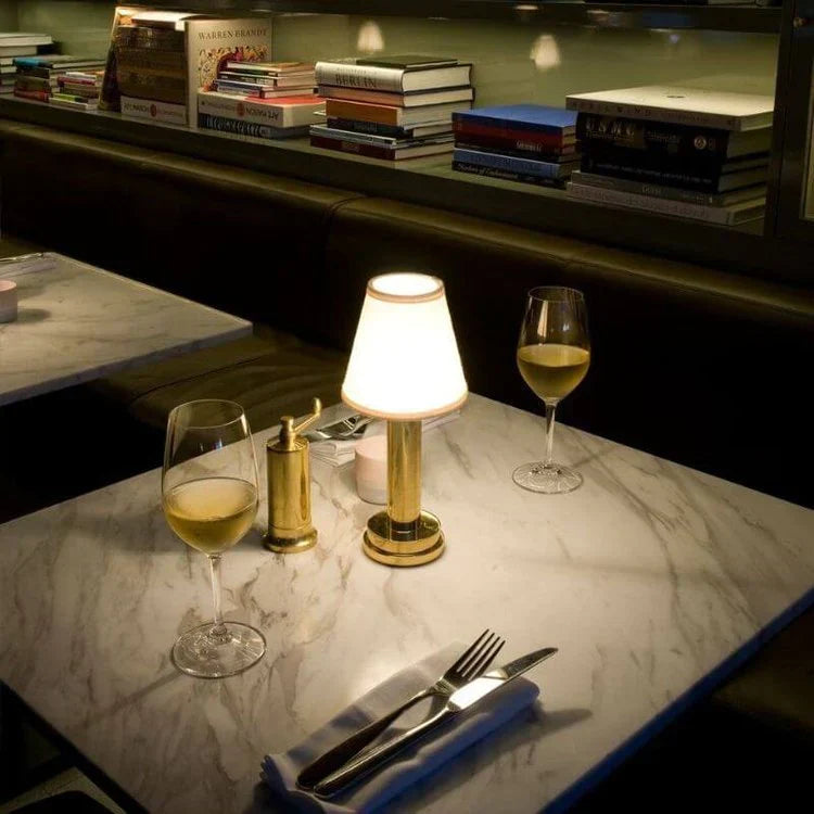 Drahtlose elegante Tischlampe - Dimmbares drahtloses Licht für Zuhause | Brehn