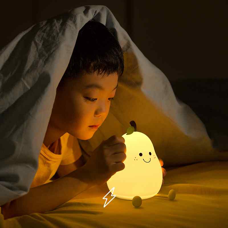 Niedliche pfirsichfarbene Lampe mit Beleuchtung | Brehn