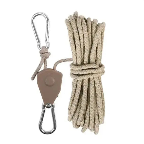 Reflexions-Außen-Seilset – Mit Karabiner, Haken & Spannhebel für Zelt & Camping (4 Teile)