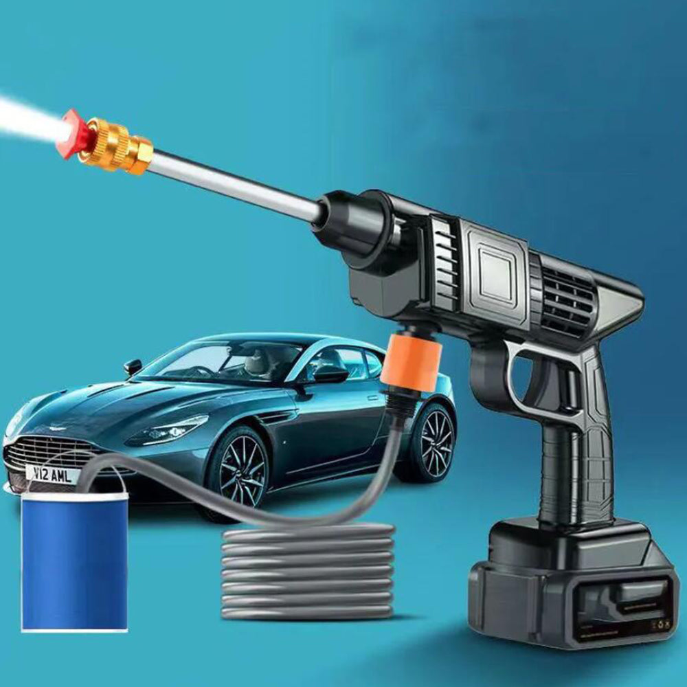 Tragbarer Hochdruckreiniger 26 bar/377 PSI – mit Akku 260W inkl. Ladegerät und Koffer | Brehn