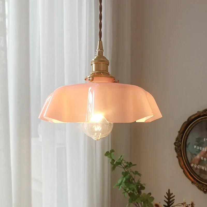 Messing Hängeleuchte im Französischen Design – Elegante Deckenlampe für Wohnzimmer | Brehn