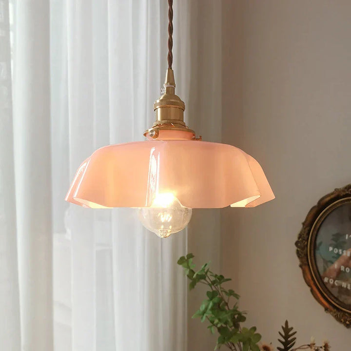Messing Hängeleuchte im Französischen Design – Elegante Deckenlampe für Wohnzimmer | Brehn