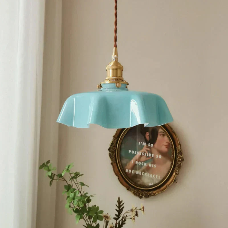 Messing Hängeleuchte im Französischen Design – Elegante Deckenlampe für Wohnzimmer | Brehn