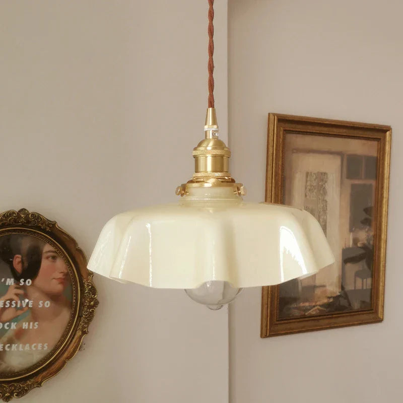 Messing Hängeleuchte im Französischen Design – Elegante Deckenlampe für Wohnzimmer | Brehn
