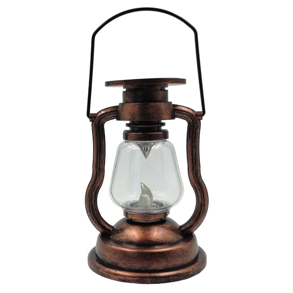 Retro Kerosinlampe Deko für Garten und Außenbereich, Vintage-Laterne mit LED-Licht | Brehn