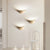 Stein Wandleuchte – Elegante LED Wandlampe aus Naturstein für Wohnzimmer und Schlafzimmer | Brehn