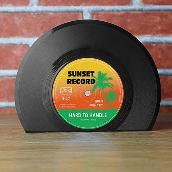 Retro Vinyl Record Buchstützen | Brehn