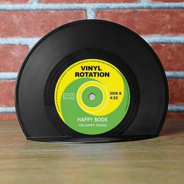 Retro Vinylplatten Buchstützen | Brehn