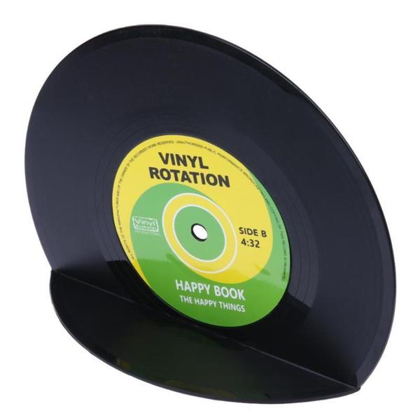 Retro Vinyl Record Buchstützen | Brehn