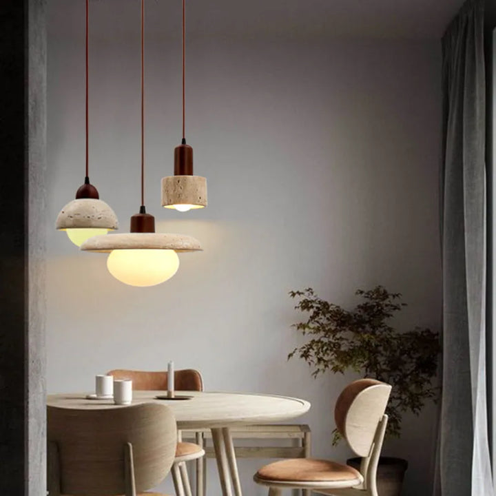 Wabi Sabi Pendelleuchte - Stylische rustikale Beleuchtung für das Zuhause | Brehn