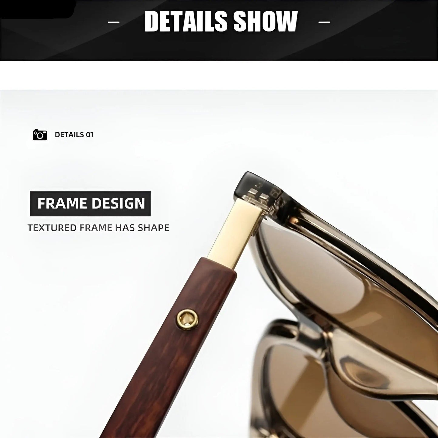 RetroGlam Sonnenbrille – Quadratische Retro-Sonnenbrille