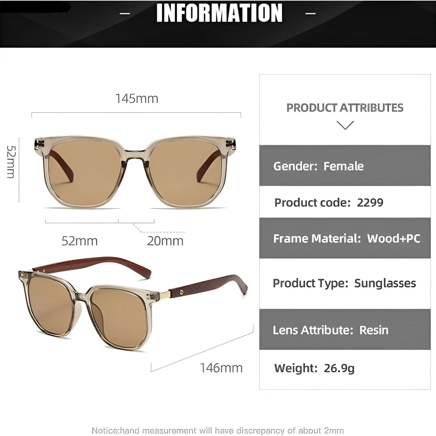 RetroGlam Sonnenbrille – Quadratische Retro-Sonnenbrille