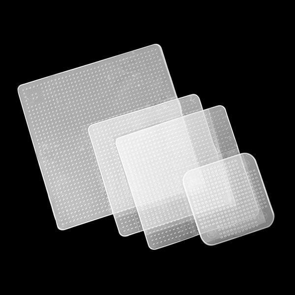 Wiederverwendbare Silikon Lebensmittelumhüllung (Set von 4) | Brehn