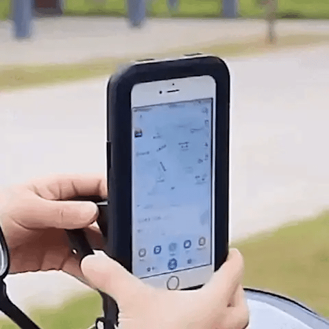 SafeRide Wasserdichter Handyhalter – 360° drehbar für Fahrrad und Regenwetter