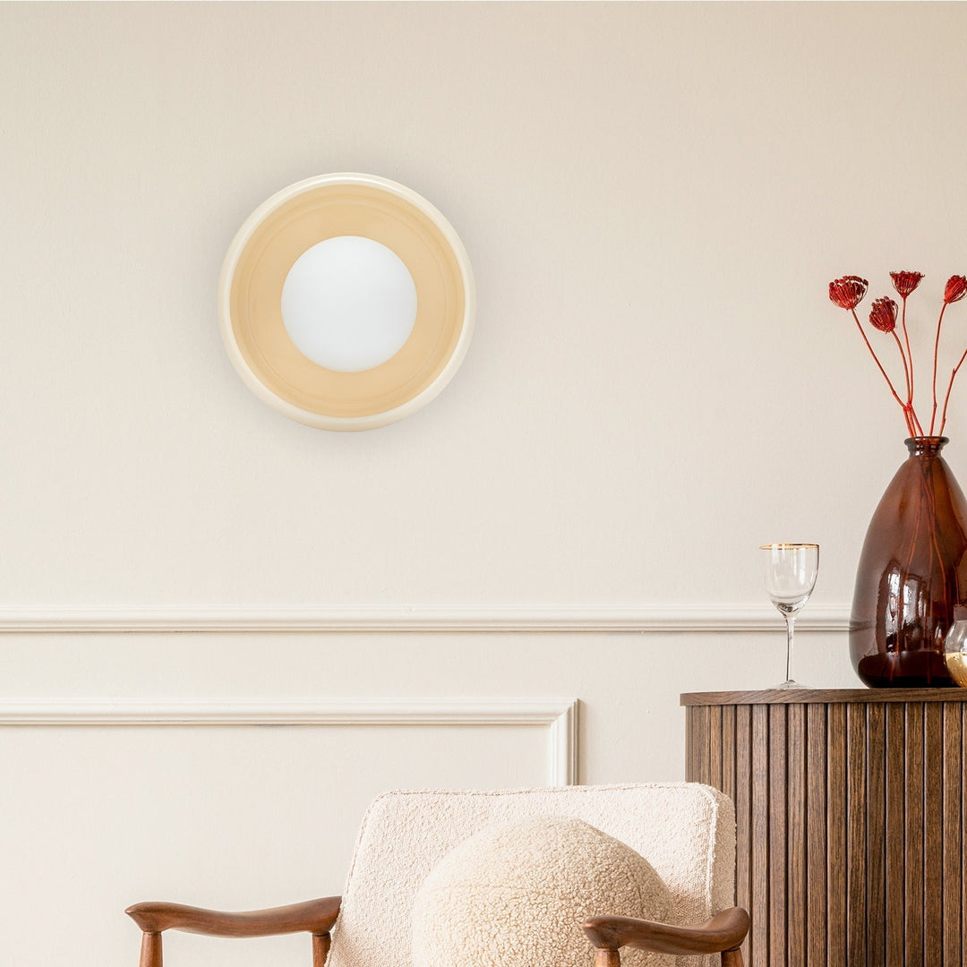 Runde Keramische Wandlampe - Circo | Brehn