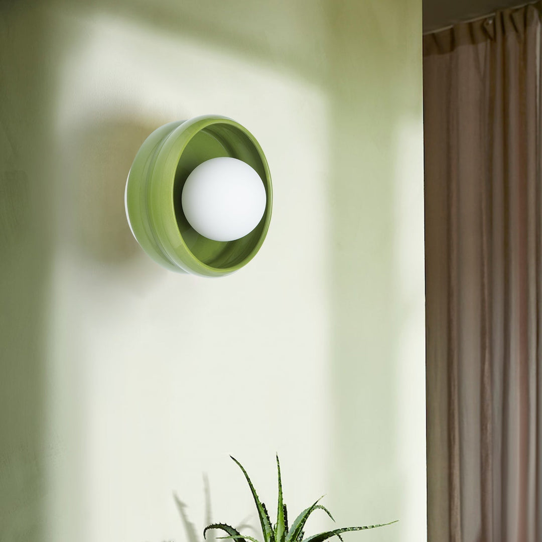 Runde Keramische Wandlampe - Circo | Brehn