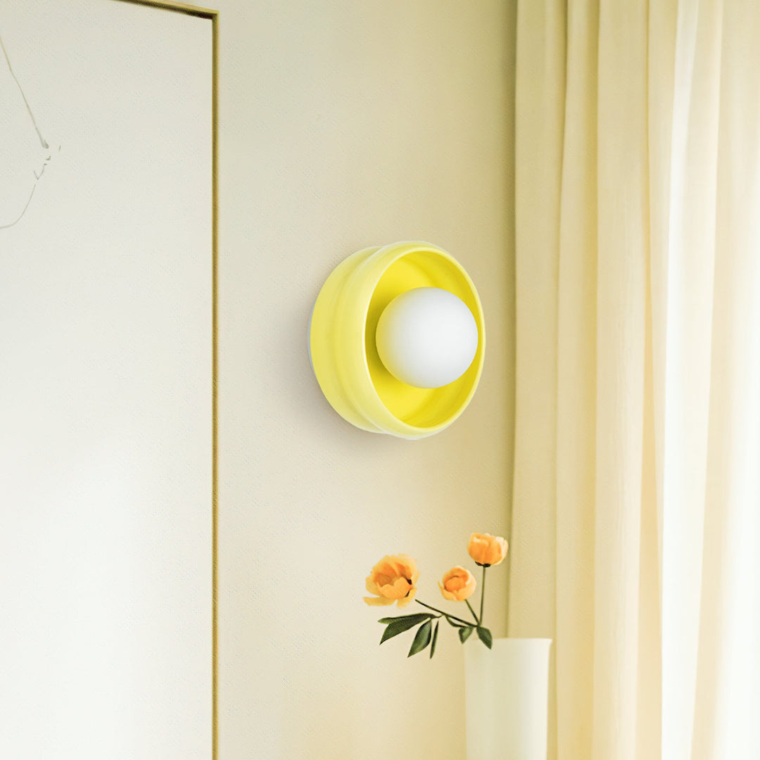 Runde Keramische Wandlampe - Circo | Brehn