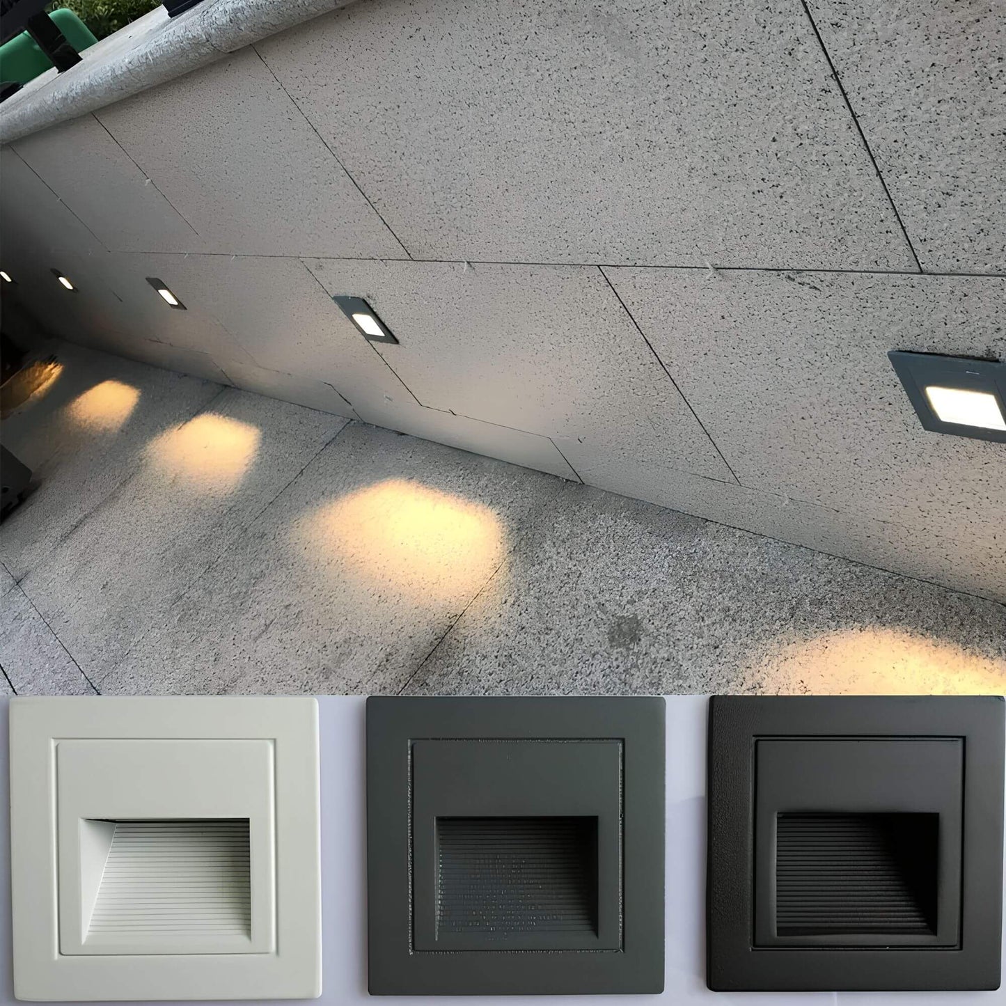 Elegante Treppenwandlampe für Sicherheit und Atmosphäre