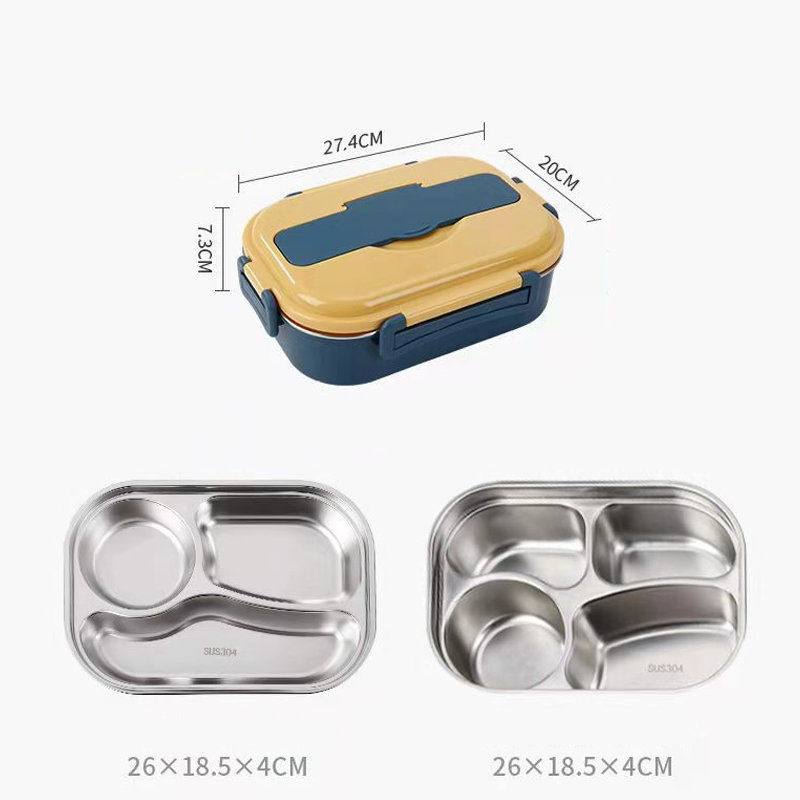 Edelstahl-Thermobox - Edelstahl-Innenraum - 3 oder 4 Fächer mit Suppenschüssel - Wanduhr | Brehn