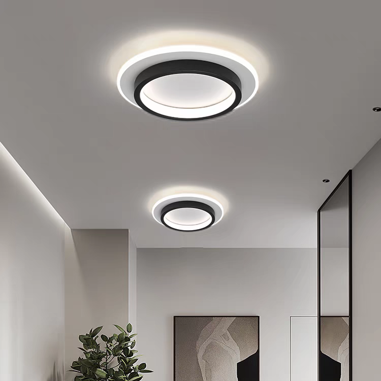 Runde Metall Acryl LED Deckenleuchte | Brehn