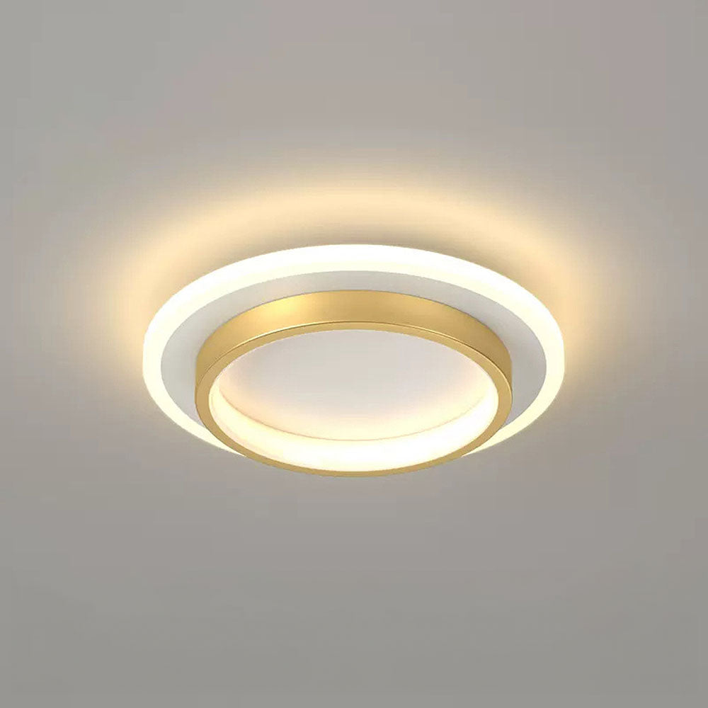 Runde Metall Acryl LED Deckenleuchte | Brehn
