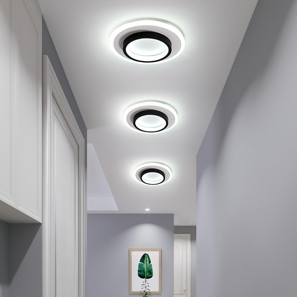 Runde Metall Acryl LED Deckenleuchte | Brehn