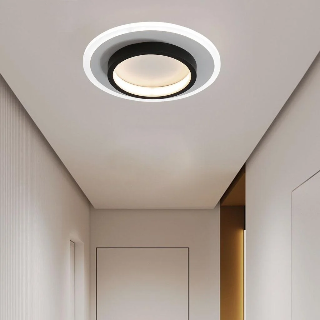Runde Metall Acryl LED Deckenleuchte | Brehn